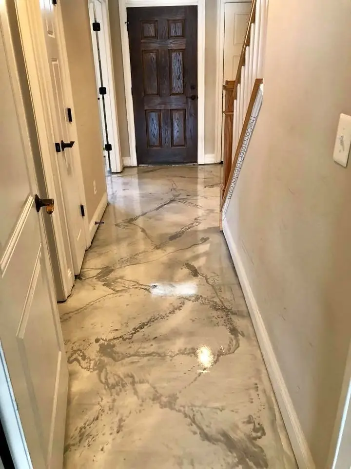 Italian Marble Epoxy Floor- Harrisonburg Epoxy Flooring- Harrisonburg, VA