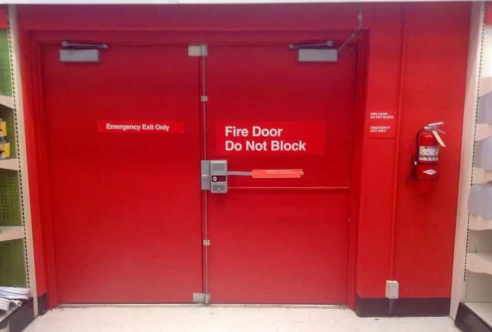 Fire Doors Target Store, 5/2014 pics by Mike Mozart of TheToyChannel and JeepersMedia on Y
