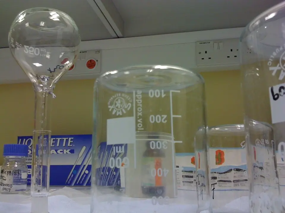 Upside-down glassware