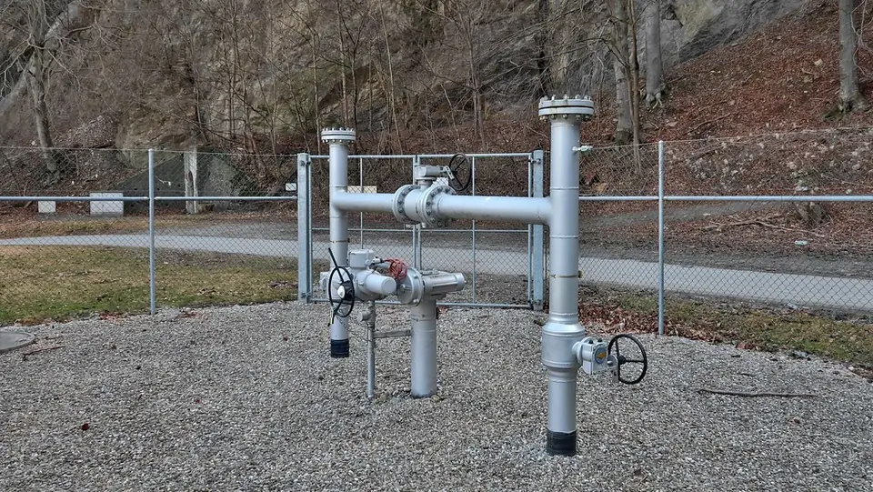 Gas Gate Valve Station